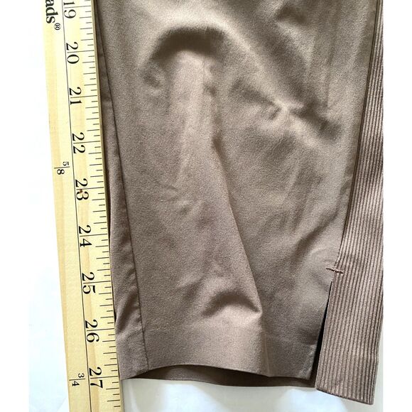 Athleta Brooklyn Ankle Pants Mineral Brown Semi-Fitted Lightweight Slim Fit 14 - Picture 8 of 10